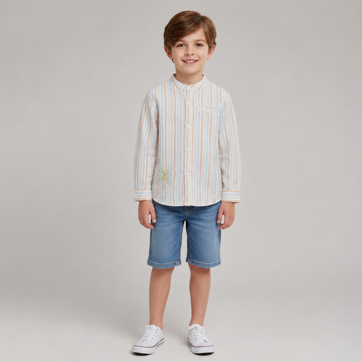 Boys Mao Shirt